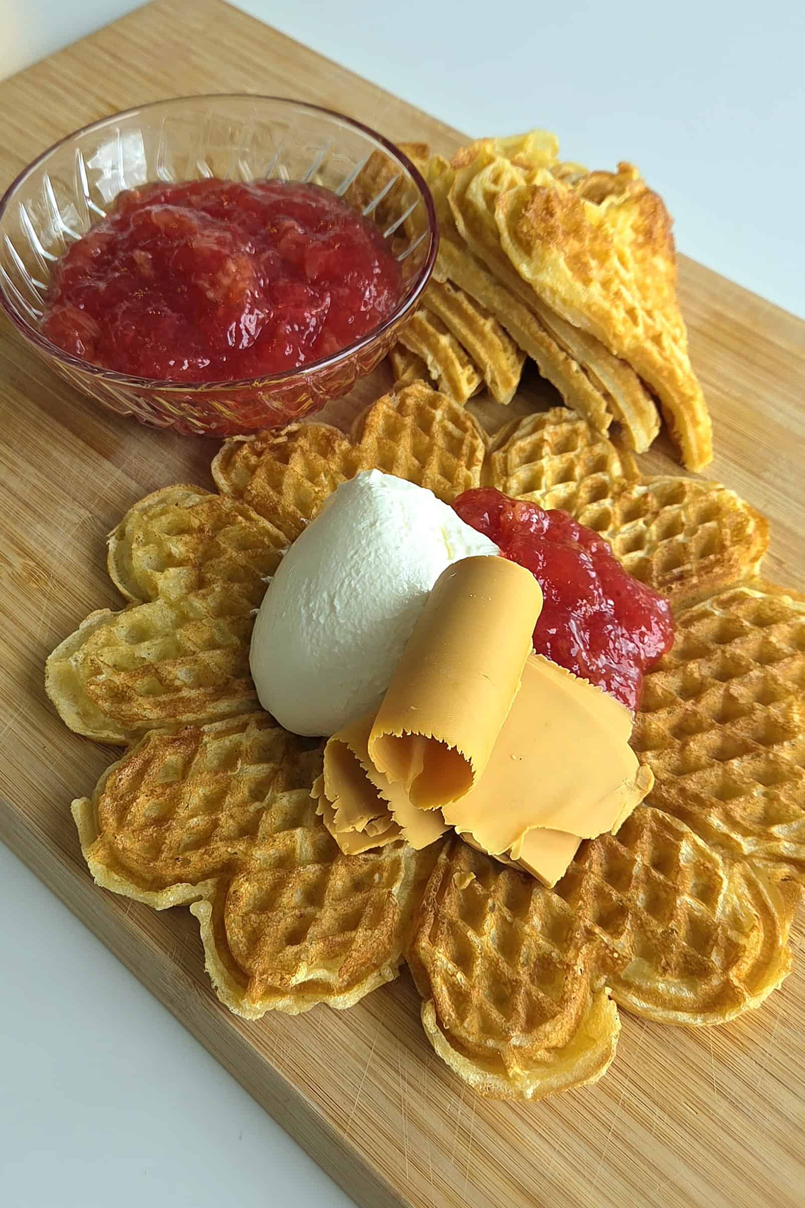 Norwegian Waffles with Cardamom